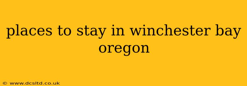 places to stay in winchester bay oregon