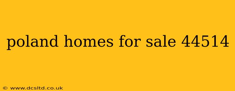 poland homes for sale 44514