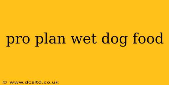 pro plan wet dog food
