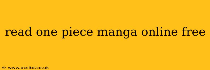 read one piece manga online free