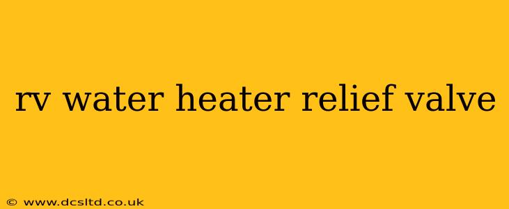 rv water heater relief valve