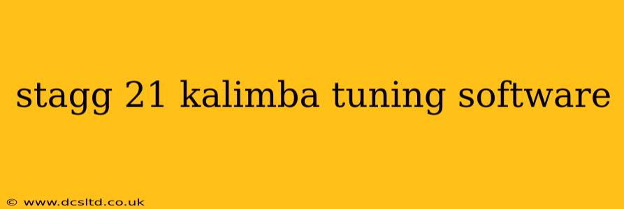 stagg 21 kalimba tuning software