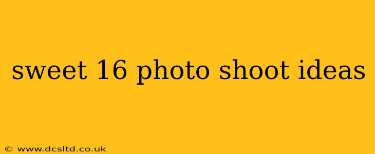 sweet 16 photo shoot ideas