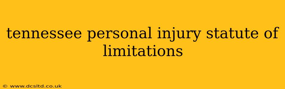tennessee personal injury statute of limitations