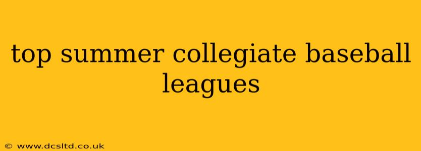 top summer collegiate baseball leagues