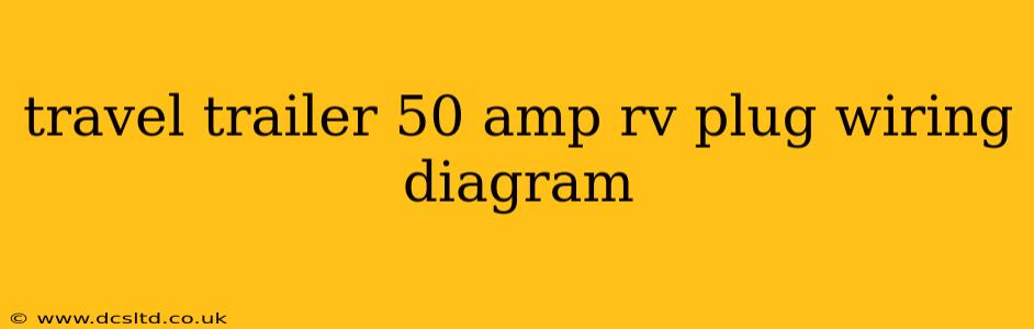 travel trailer 50 amp rv plug wiring diagram