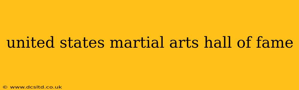 united states martial arts hall of fame