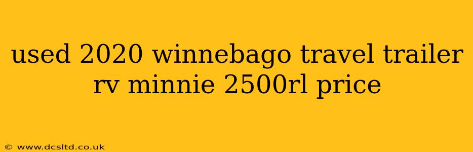 used 2020 winnebago travel trailer rv minnie 2500rl price