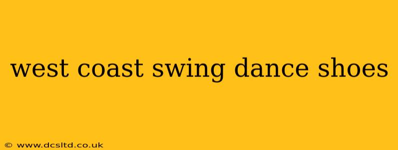 west coast swing dance shoes