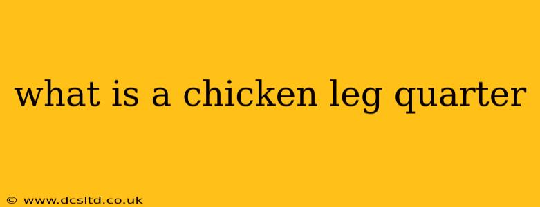 what is a chicken leg quarter