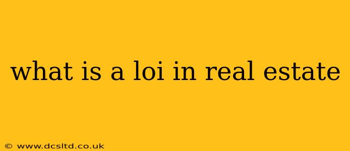 what is a loi in real estate
