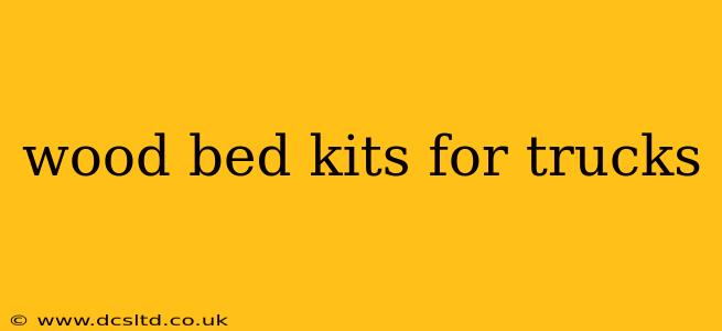 wood bed kits for trucks